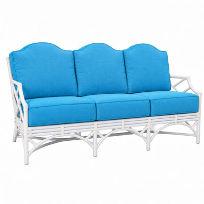 Chippendale 78 " W Straight Patio Sofa with Cushions