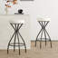 Ensemble de 2 tabourets de bar rembourrés pour les îlots de cuisine Modern
