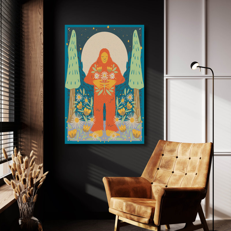 «Legendary Giant» par Rachel Hallquist, art mural en verre acrylique, H 36 po x l 24 po x P 0,2 po
