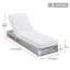 Chaise longue de piscine réglable à l'arrière, corde tissée et structure en fer avec coussin épais, chaise longue d'extérieur pour la piscine, la plage et la cour-775964224-776602153