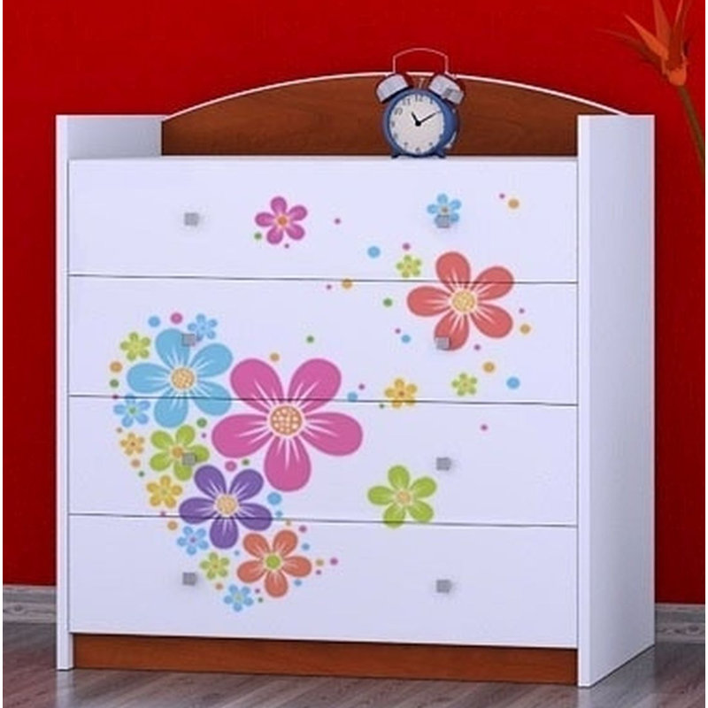 Melia Kids 4 - Drawer Chest, Brown