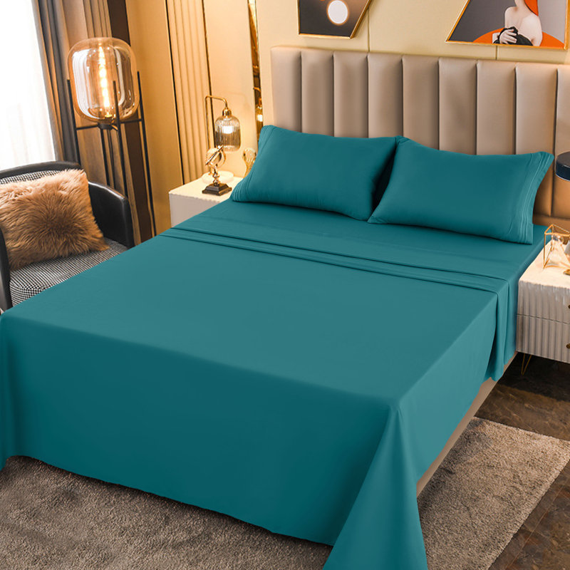 Lux Decor 6-Piece Ultra-Soft Microfiber Sheet Set Deep Pocket Fitted Sheet, Wrinkle & Fade-Resistant, Hotel Quality Bedding