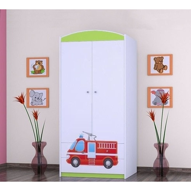 Brenner 2 Door Wardrobe, Green