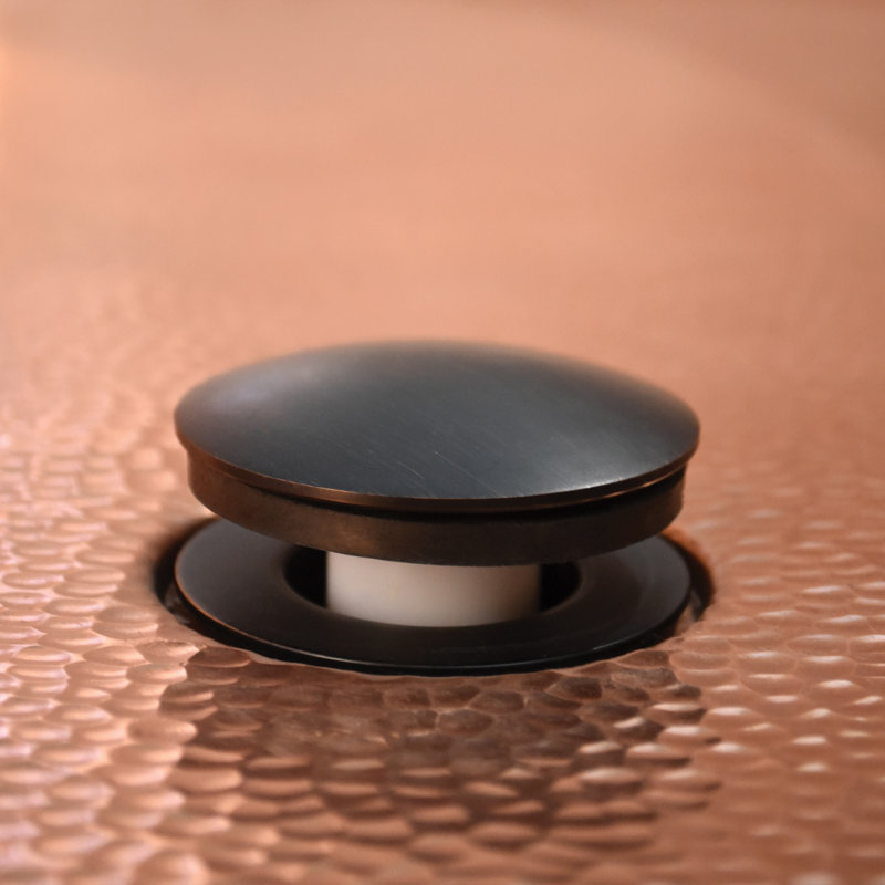 Dome 1.5" Pop-Up Bathroom Sink Drain, Oil Rubbed Bronze