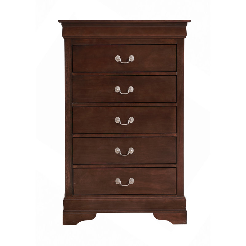 Commode à tiroirs, commode Louisphillipe, Cappuccino