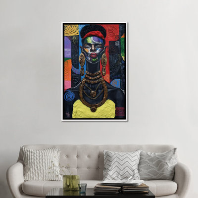 Queen Vibes - Wall Art Print - Framed Canvas