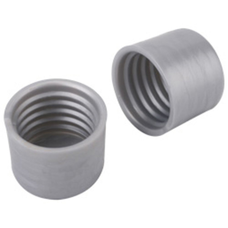 Embouts de placard pour garde-robe 2 / paquet - Platine, Gris