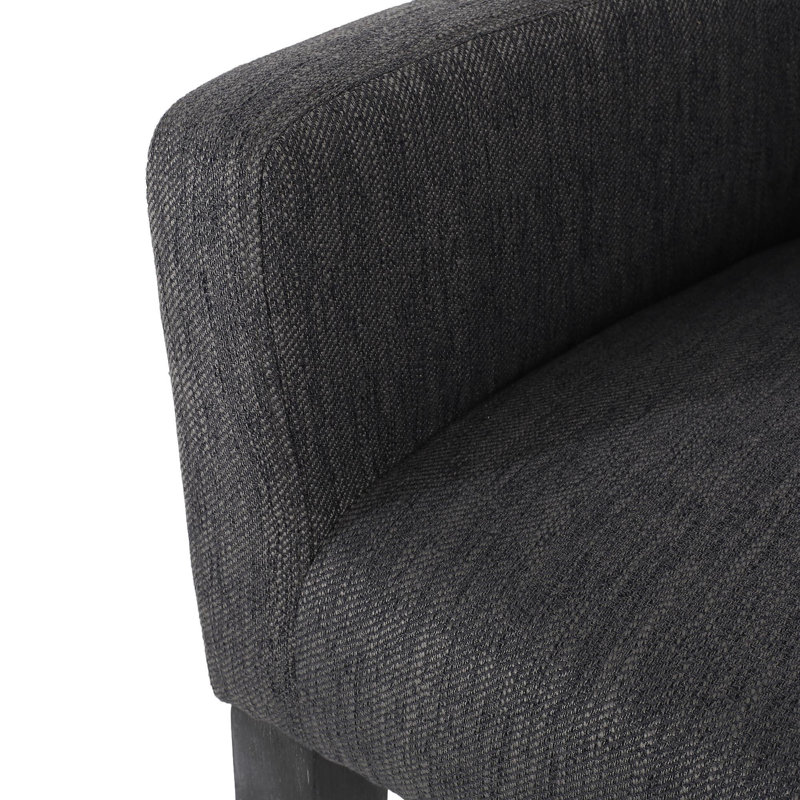 Tabourets de comptoir rembourrés, Gris anthracite