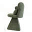 Fauteuil de coiffeuse pivotant avec dossier papillon-365944031