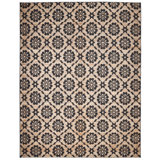 Edith Geometric Area Rug in Black/Brown