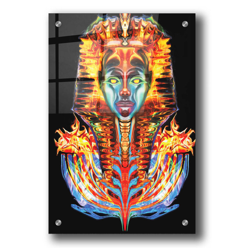 «Imortal Pharoah» par Michael Stewart, H 36 po x l 24 po x P 0,2 po