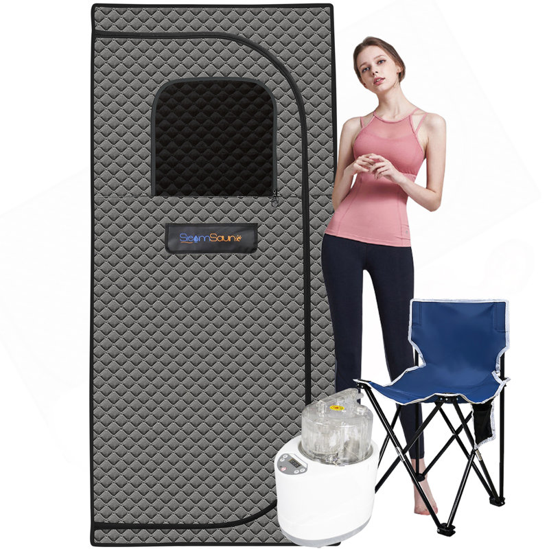 Sojourner Portable Sauna For Home - Steam Sauna Tent, Personal Sauna - Sauna Heater, Tent, Chair, Remote Included For Home Sauna - Enjoy Your Own Personal Spa