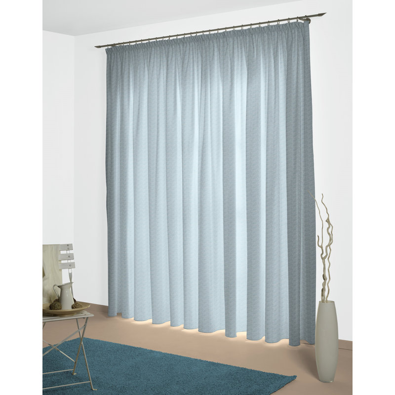 Torbole Room Darkening Curtain, 132cm wide x 305cm high, Blue