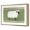 Sheep Framed Watercolour Painting Print