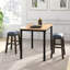 Alizey Counter Stool with Solid Wood Frame