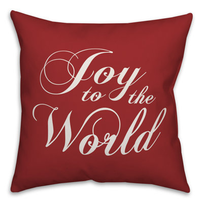  Coussin Joy to the World