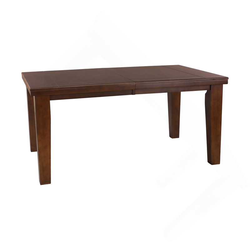 Table de salle à manger rectangulaire 1Pc avec rallonge autoportante