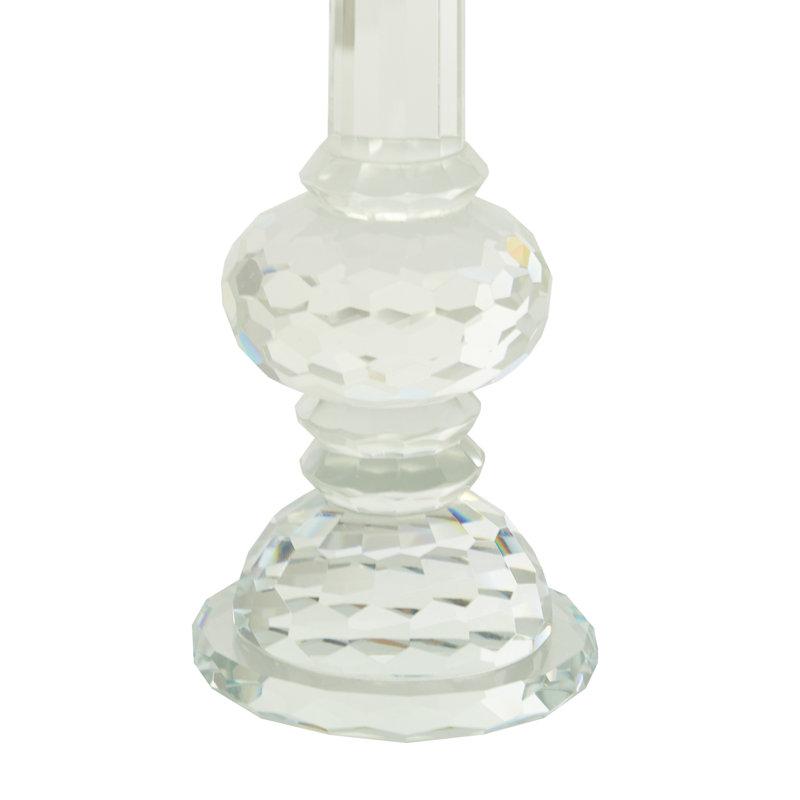 14.35'' H Glass Tabletop Tealight Holder