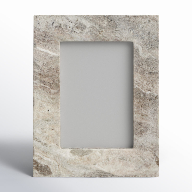 Tellis Brown Marble Matte Picture Frame, 4" x 6"