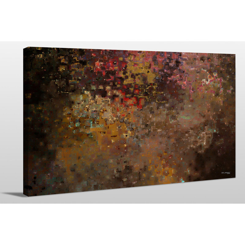 « elemental », reproduction d’art, H 28 po x l 48 po x P 1,5 po, Toile tendue