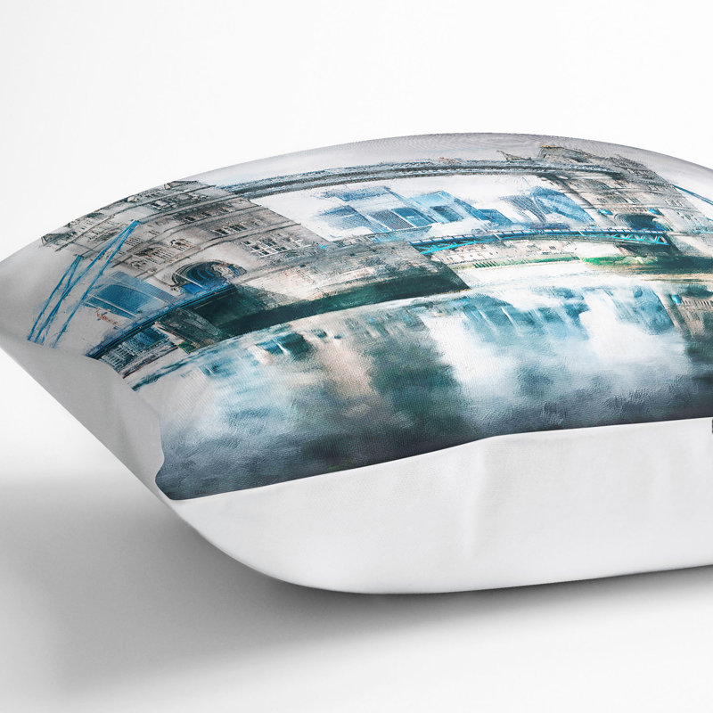 Square Throw Cushion, White, 40cm H x 40cm W x 15cm D