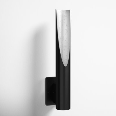 Axis Single Light Steel Dimmable Armed Sconce