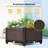 Bellago Elevated Self-Watering Plastic Raised Garden Bed (Set of 4)-1935807425