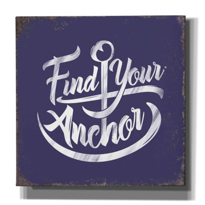 «Find Anchor» par JJ Brando, art mural sur toile