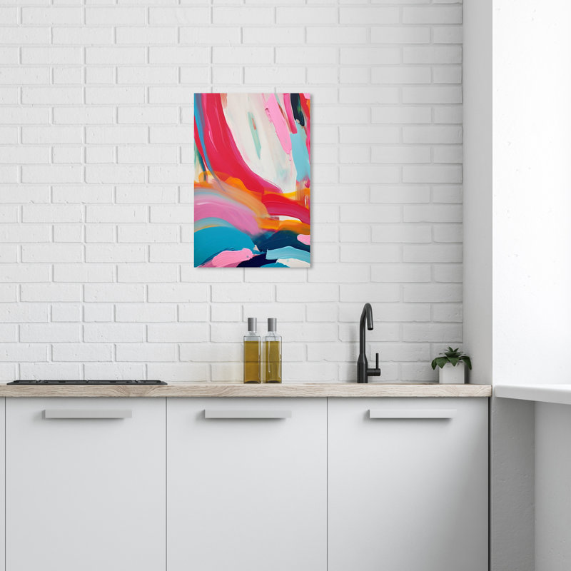 Fetinja grand saturé sur toile, H 24 po x l 16 po x P 0,8 po