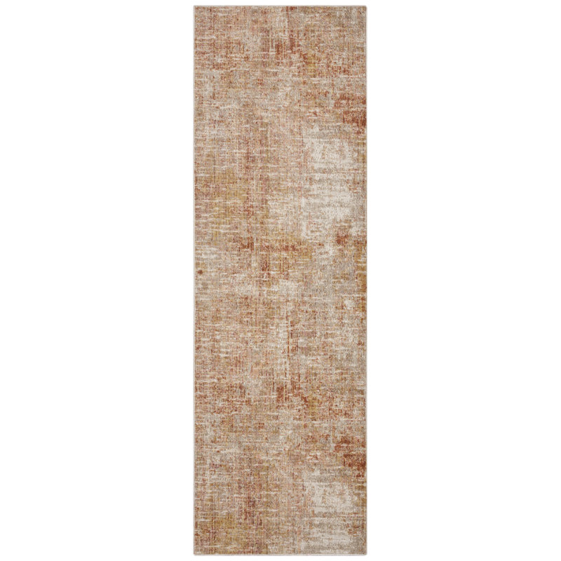 Gizeh Cream/Red Indoor/Outdoor Rug, Runner 80 x 200 cm