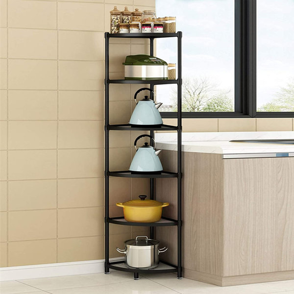 Vertical Cookware Stand Plant Rack 5 Layer Handy Bookshelf Home Retail Decor