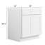 Armoire de cuisine moderne 30 po Shaker, structure en bouleau massif, glissières DTC à fermeture en douceur à extension complète, tablettes réglables