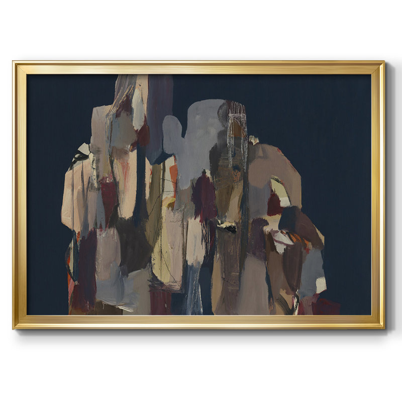 Sans titre - Reproduction d'un seul cadre photo sur toile, Or, H 30 po x l 44 po x P 1,5 po