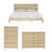 Tevrat Contemporary 3 Piece Bedroom Set-1527487343-1527487342