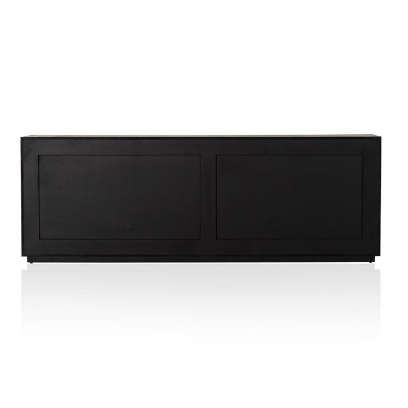 Abaso 94.5'' W Sideboard, Rustic Wormwood Oak