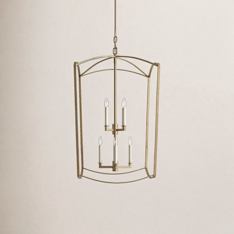 Olive 8-Light Chandelier, Antique Gold