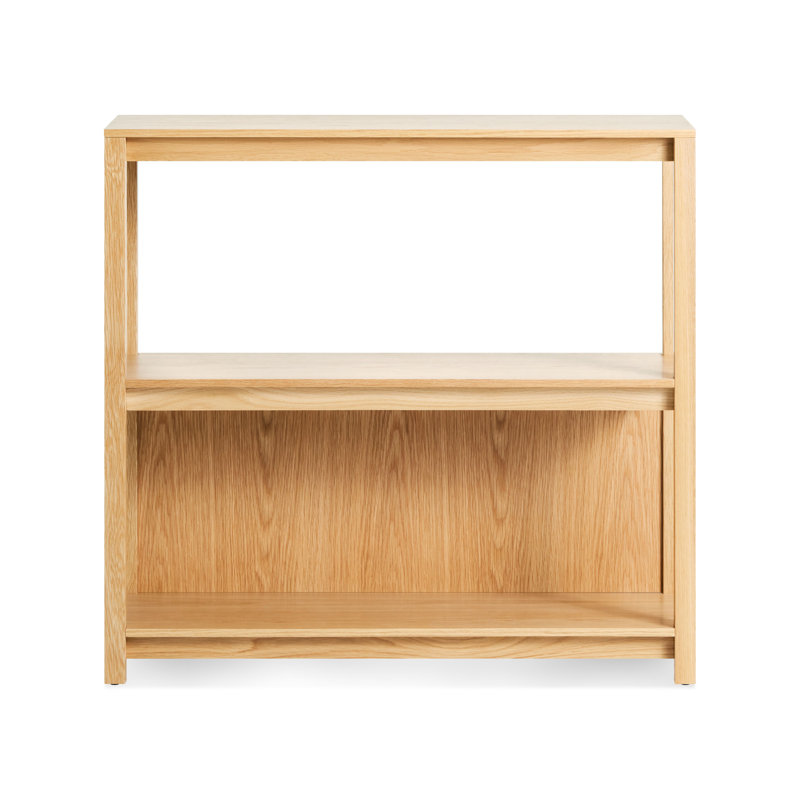 Open Plan Bookcase, White Oak