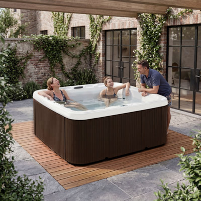 Lifesmart LS450DX 110 Volt 7-Person 22-Jet Square Plug and Play Hot Tub