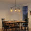 Lustre classique / traditionnel à 3 lumières Gutta-1078758137