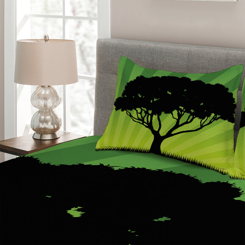 Traditional Polyester Coverlet, King Bedspread + 2 Shams
