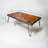 Metal Edge Solid Wood Top Coffee Table-93532254