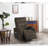 Firminia Electric Power Lift Recliner Chair Sofa with Massage and Heat, 3 Positions Recliner with 2 Side Pockets, Cup Holders and USB Ports-442736975