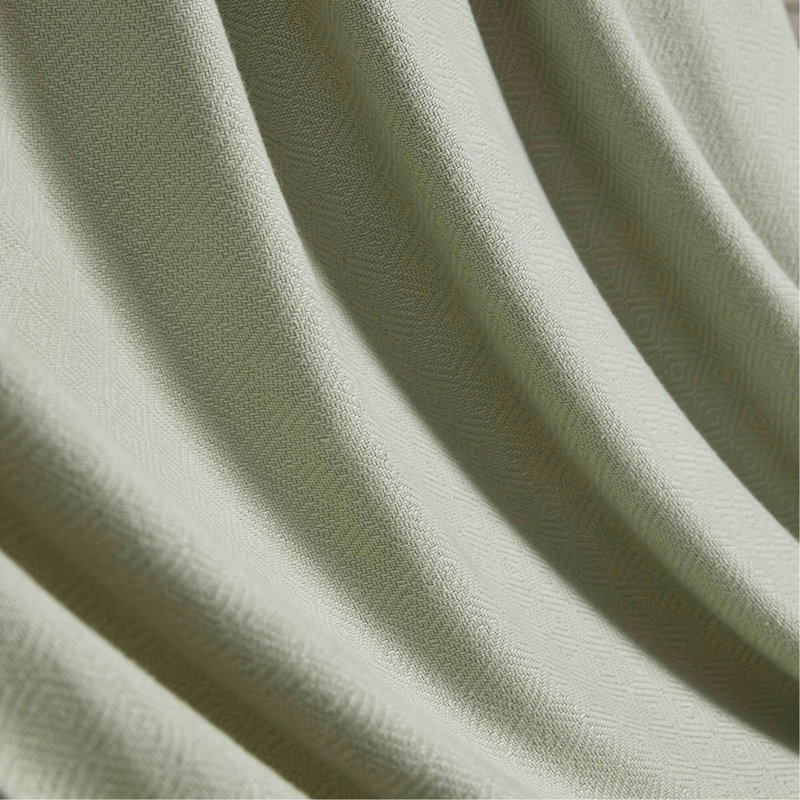 Couverture en rayonne 1 pièce, Couvre-lit très grand, Sage Green