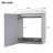 8.7'' Wall Mounted Single Bathroom Vanity Base Only