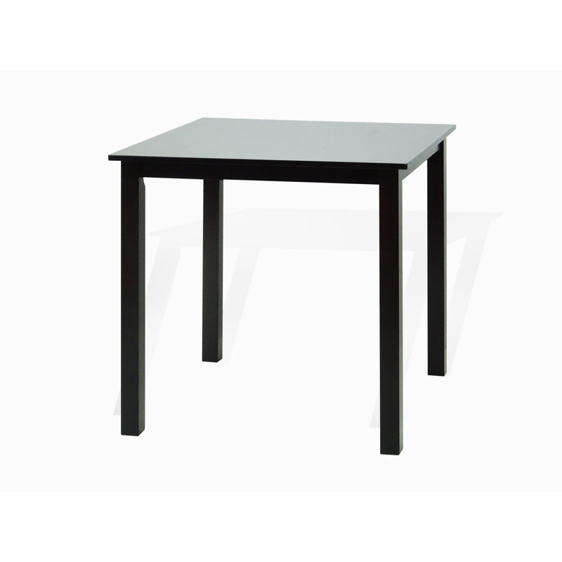 Wilhemina Solid Wood Base Dining Table, Espresso