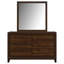 Functional 6-Drawer Dresser and Mirror Set