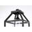 Amary 21 inch Outdoor Post light in Black