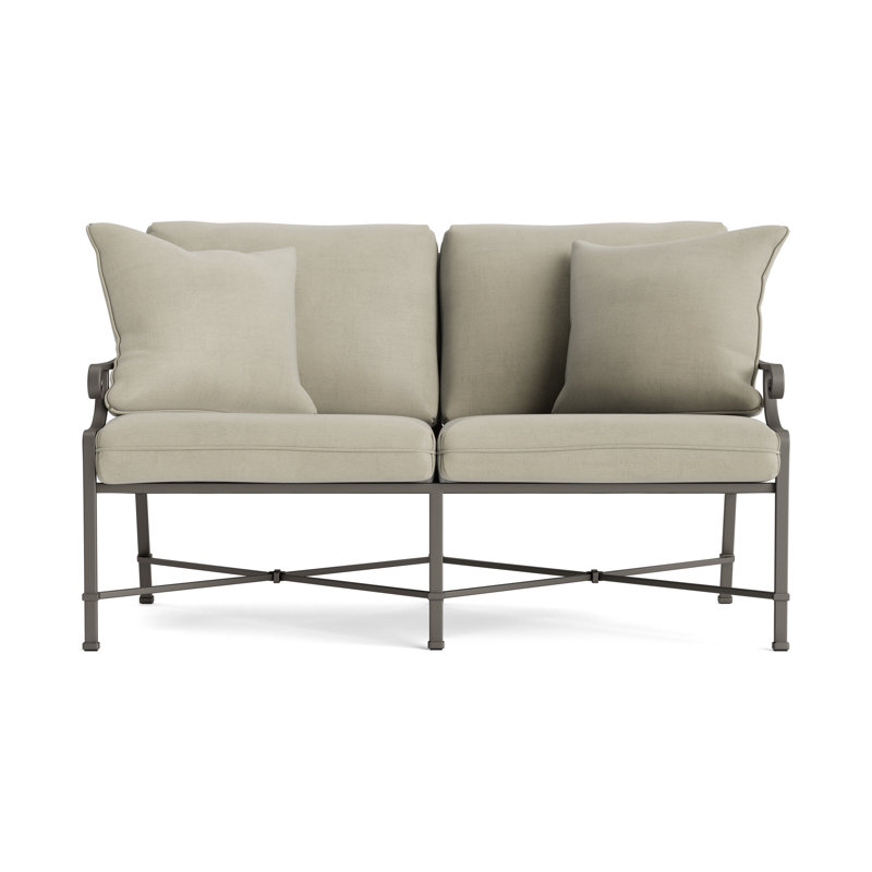 Venetian Outdoor 2 - Seat Loveseat, Fusion Natural, Mica