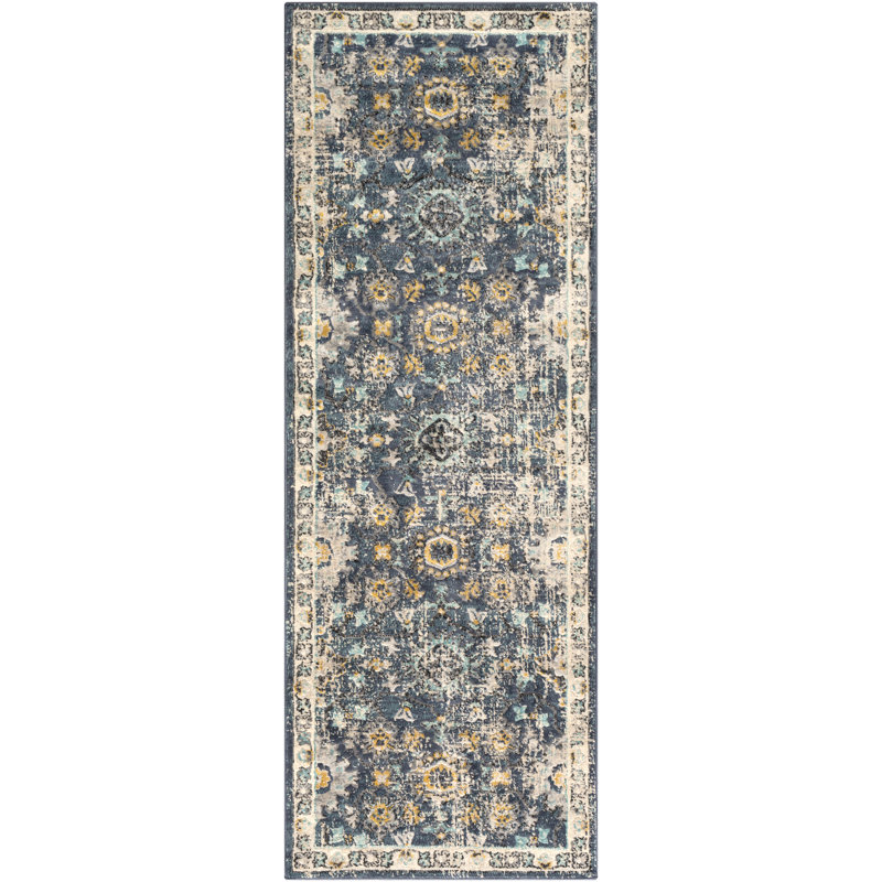 Wyckhoff Floral Indoor Rug, Runner 2'7" x 7'3"