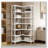 White Corner Bookcase